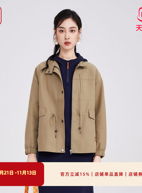 国潮宽松短款上衣文艺休闲女装