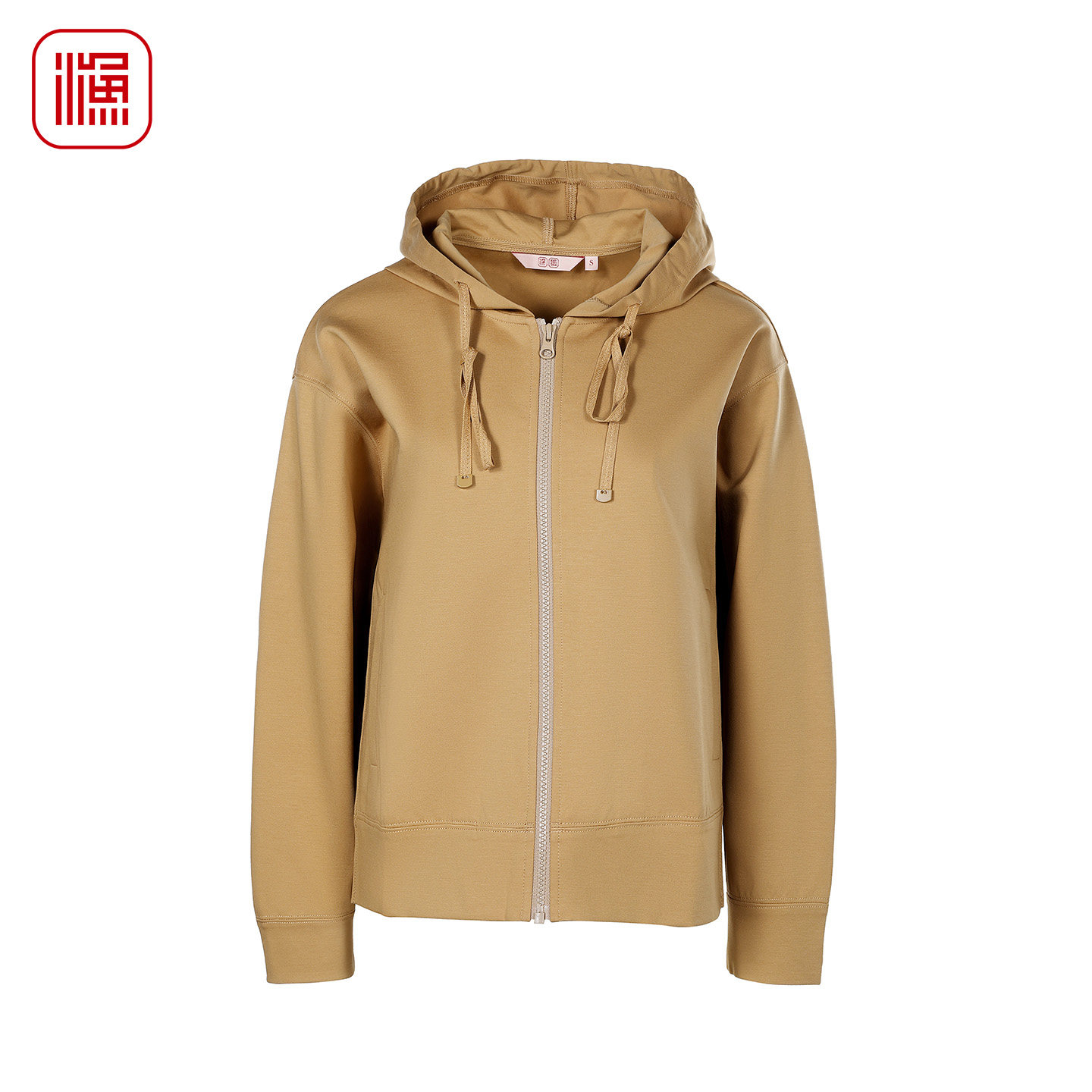 渔牌2026春季新品连帽拉链卫衣凤凰刺绣新中式休闲上衣FGIAT009A