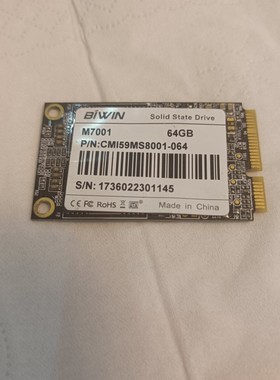 BIWIN 佰维  msata 32G 60G 64G 128G  ssd 固态硬盘 工控