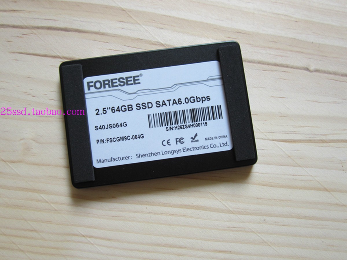 江波龙 FORESEE 2.5寸 SATA3 串口 64G 128G 256G SSD 固态硬盘 电脑硬件/显示器/电脑周边 固态硬盘 原图主图