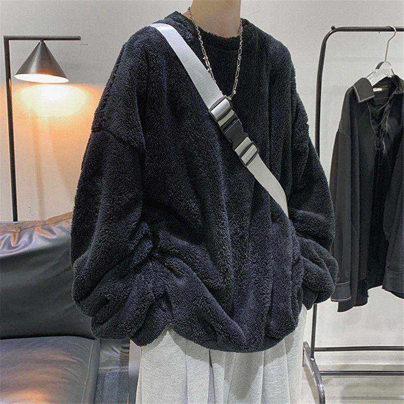 港风摇粒绒卫衣卫衣