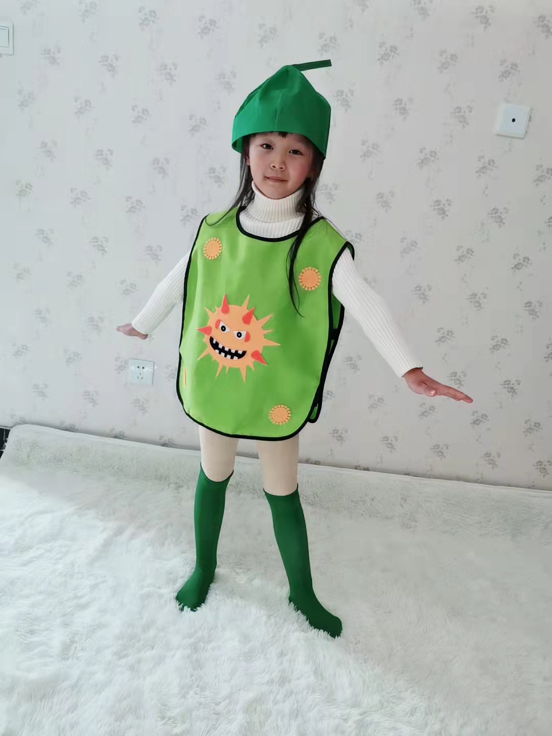 儿童牙齿大战细菌舞蹈表演服装幼儿园牙齿细菌病毒牙刷演出衣服