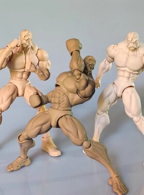 现货 KToys KT01 1/12 强壮肌肉 男素体 可动人偶手办 三肤色可选