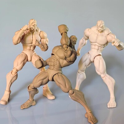 现货 KToys KT01 1/12 强壮肌肉 男素体 可动人偶手办 三肤色可选