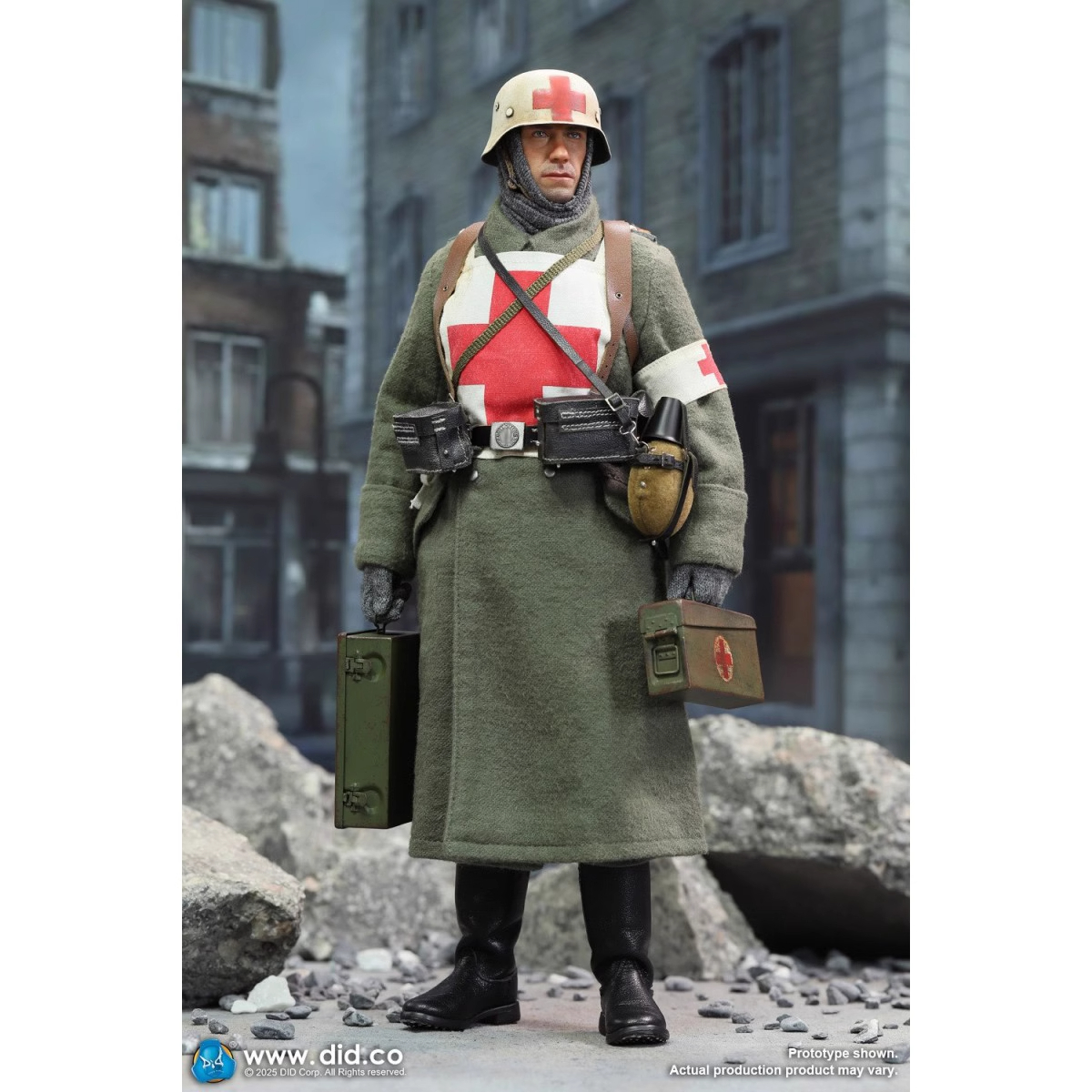 预售 DID D80183 1/6 二战 D国医疗兵候补军官 格勒格 可动男兵人
