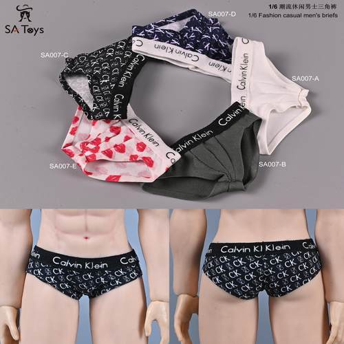 现货  SA Toys SA007 1/6 男兵人 衣服散件  多色潮流男三角裤