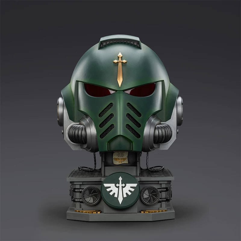 现货 JOYTOY 暗源战锤40K 黑暗天使 MkX头盔和底座 1:1模玩手办
