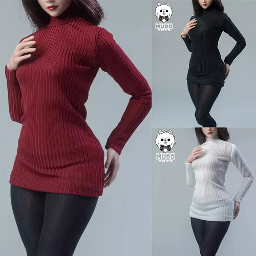 现货 1/6女兵人艾达王高品质打底衫+丝袜 CTC-002 可配AT202/203