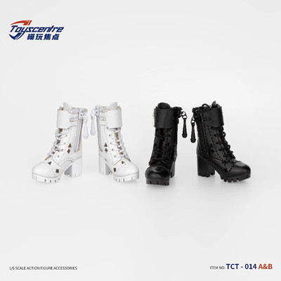 现货Toyscentre 模玩焦点 TCT-014 1/6 女兵人鞋子靴子配件