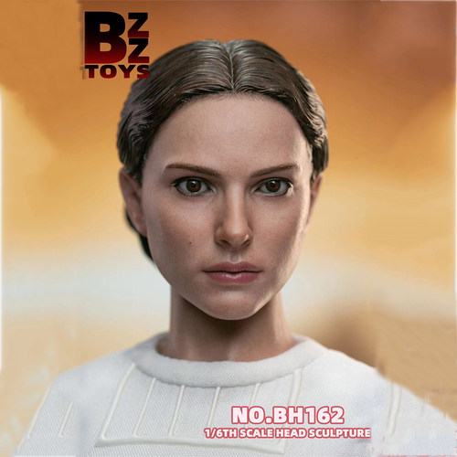 现货 BZZ TOYS 1/6 BH162 娜塔曼波特莉 帕梅拉 女兵人头雕配件