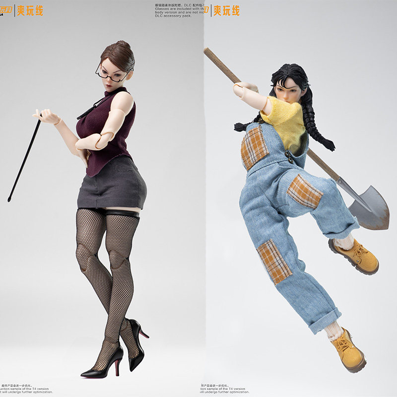 预售定金 非玩玩具 1/12  小芳&瑟琳娜 女素体DLC 可动人偶模型