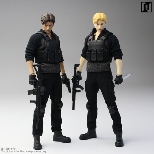 现货 Mirrfig 1/12 豪华版&配件包 精瘦男素体  MF002 可动