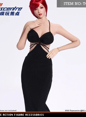 现货 Toyscentre 模玩焦点 TCT-032 1/6 比例 女式黑色晚礼服