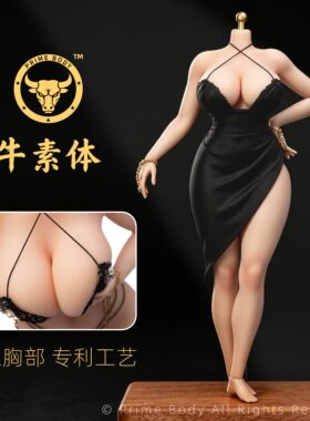 预售定金 牛工作室 1/6 铂金硅胶女素体 PBF003 可动女兵人偶