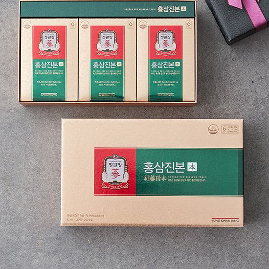 正官庄红参珍本浓缩液6年根高丽参山茱萸熟地黄肉桂灵芝韩国代购