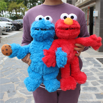 芝麻街艾莫甜饼怪毛绒玩具公仔
