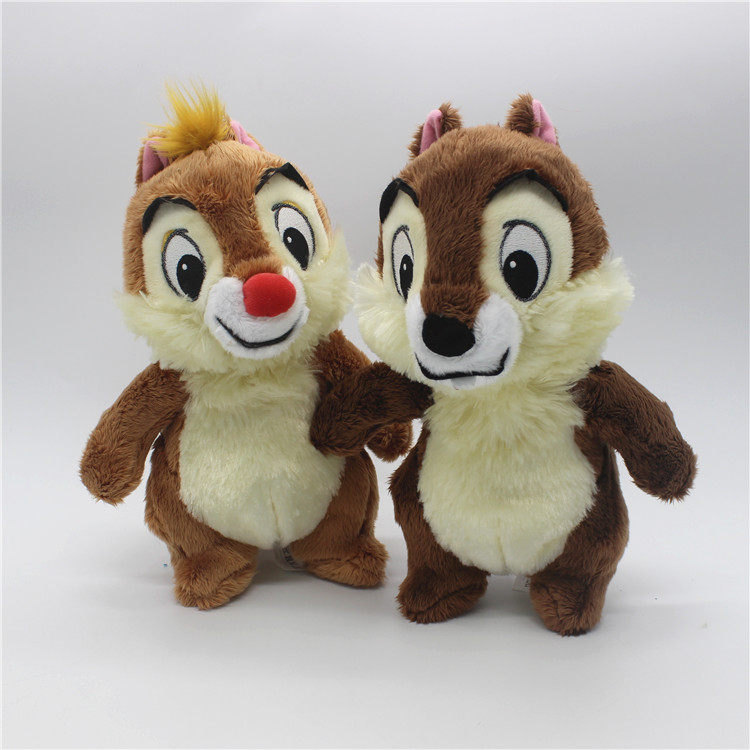 松鼠兄弟奇奇chip蒂蒂dale钢牙与大鼻毛绒玩具公仔玩偶儿童布娃娃