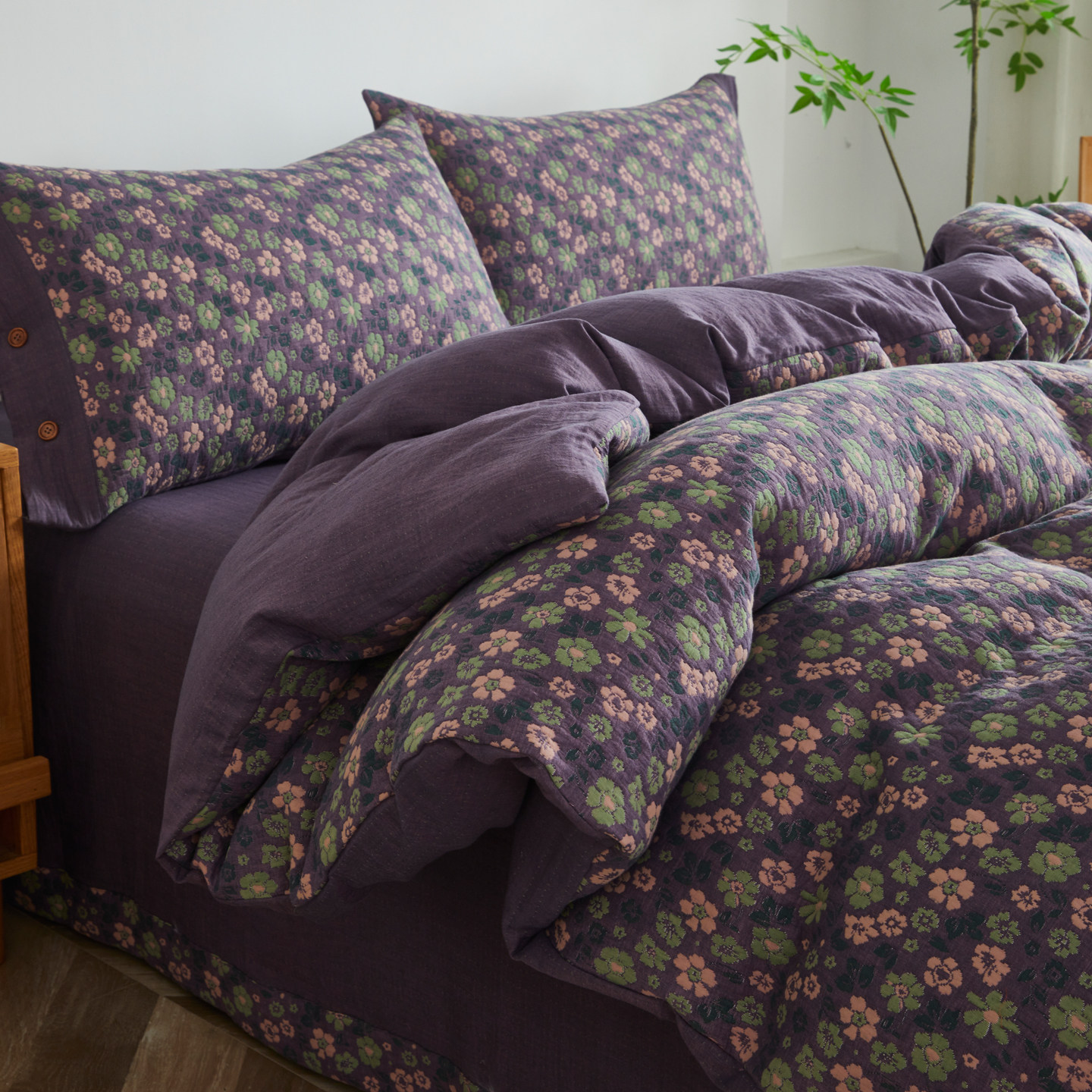 a类100%纯棉三层纱被套单件定制全棉色织提花纱布被罩,床上用品,被套,淘宝优惠券,粉丝福利购,淘宝优惠卷