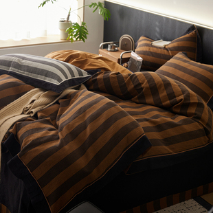 a类纯棉双层纱床笠三件套定制玉如意系列双层纱布床单枕套3件套