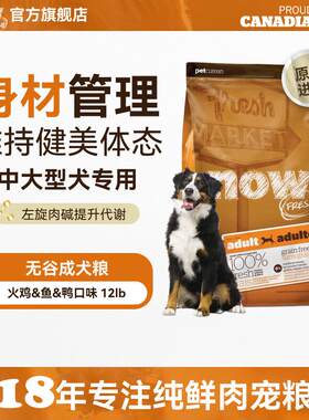 NOW FRESH【成犬粮】增肌健美进口无谷狗粮中大型犬柴犬边牧金毛