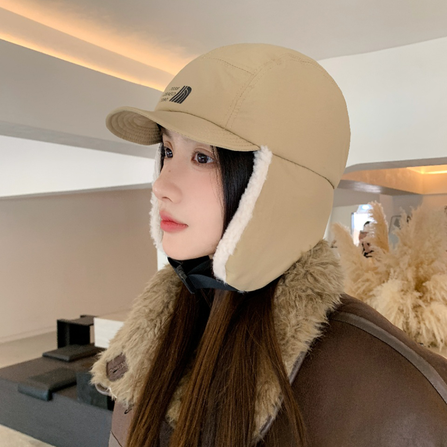 日系羊羔绒雷锋帽子男女冬季户外骑车保暖护耳鸭舌帽飞行员滑雪帽,服饰配件/皮带/帽子/围巾,帽子,淘宝优惠券,粉丝福利购,淘宝优惠卷