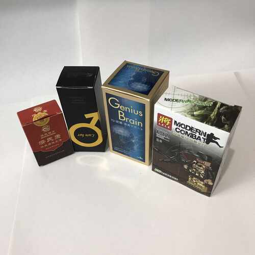 保健品定制彩印纸箱模切盒白卡