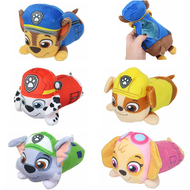 日本正版KC汪汪队玩偶笔袋