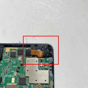 850 860后盖震动耳机镜头尾插小板 AKK红外主机A2