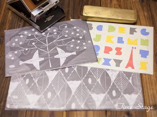 hobonichi 手帐PVC套 HOBO 手账保护 A5/A6 下雨天 彩色字母 HANA