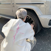 男款 潮流宽松情侣半袖 夏季 潮牌重磅纯棉圆领T恤2026新款 美式 短袖