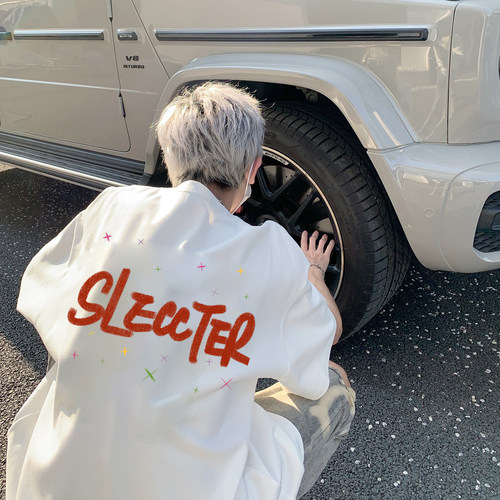 短袖男款夏季美式潮牌重磅纯棉