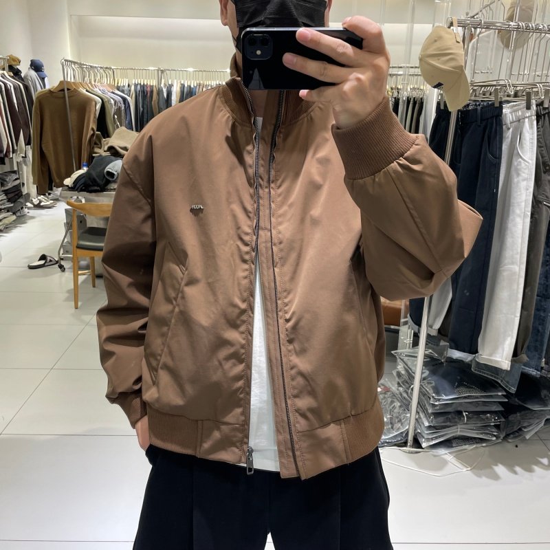 潮牌高级感针织拼接宽松立领羽绒服男士冬季时尚休闲保暖廓形外套,男装,羽绒服,淘宝优惠券,粉丝福利购,淘宝优惠卷