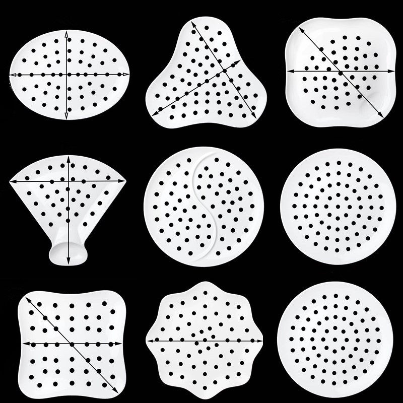 创意陶瓷多孔蒸盘饺子盘圆形蒸虾蟹碟蒸海鲜盘蒸鱼盘沥水盘蒸包盘