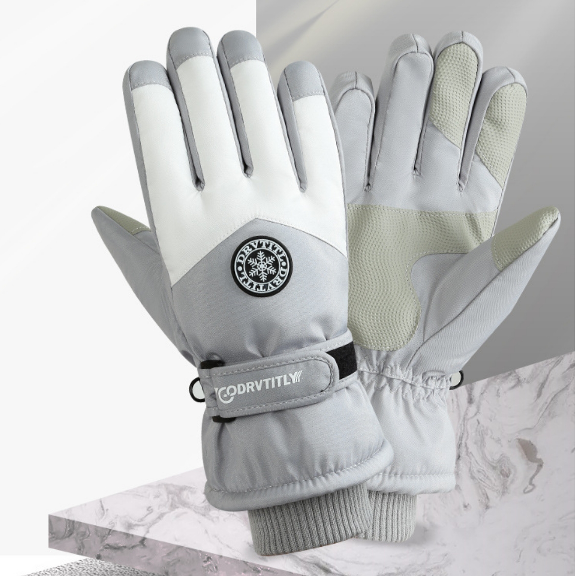 男女滑雪手套保暖防风防水