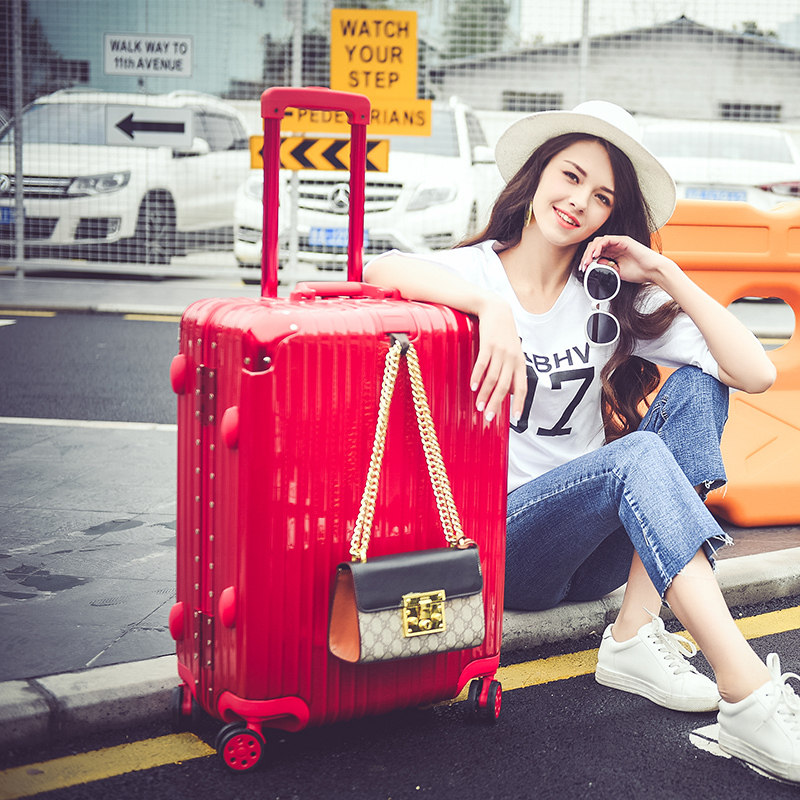 铝框行李箱耐压耐摔万向轮