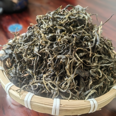 2025春新茶绿茶云南普洱茶原料生茶晒青绿茶大叶茶叶散茶花果香