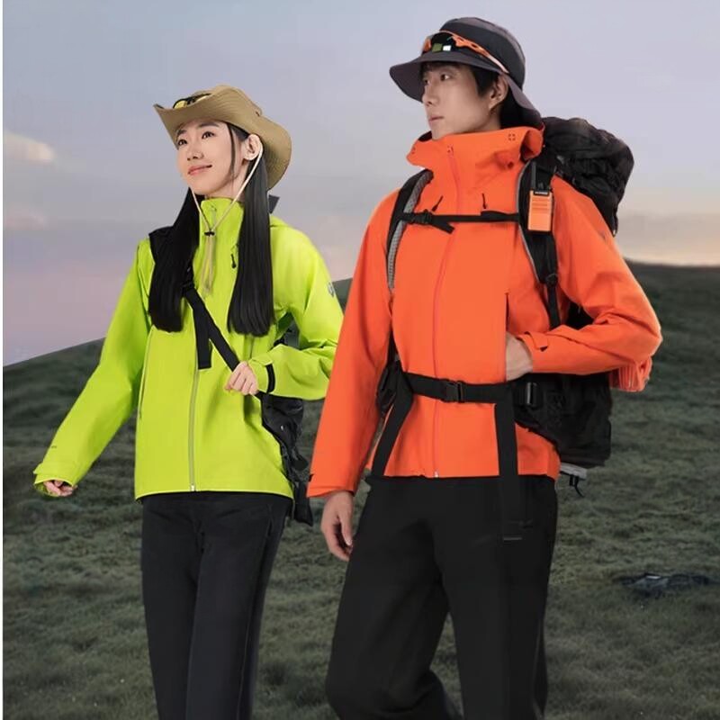 【黄金甲PRO】思凯乐户外硬壳冲锋衣男女全天候3L登山服F2826D09