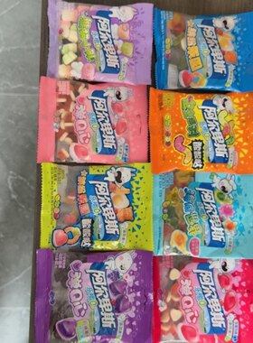 特价临期阿尔卑斯乐嚼八款虫虫派对糖果酸酸哒