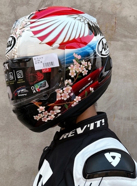 日本ARAI RX7X摩托车头盔骑行赛道全盔杜汉大眼仙鹤芳贺纪行海顿