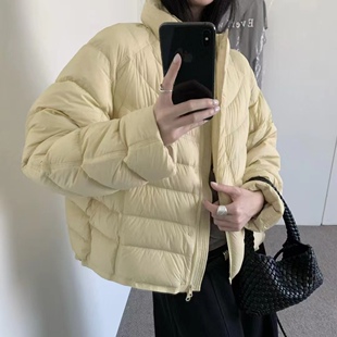 立领小个子羽绒服女宽松显瘦百搭保暖外套上衣潮 时尚 2025冬季 新款