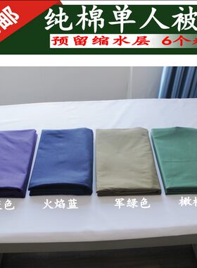 加厚可塑形捏线单人被罩颜色正