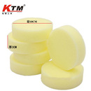 汽车手工打蜡海绵上蜡海棉小圆形上蜡海绵黄色擦车棉抛光镀膜神器