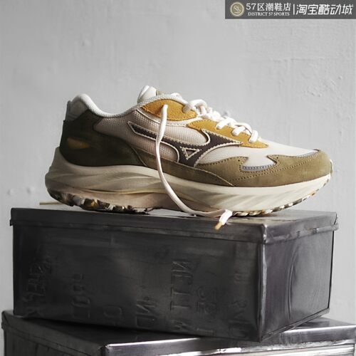 Mizuno复古潮流百搭休闲跑步鞋