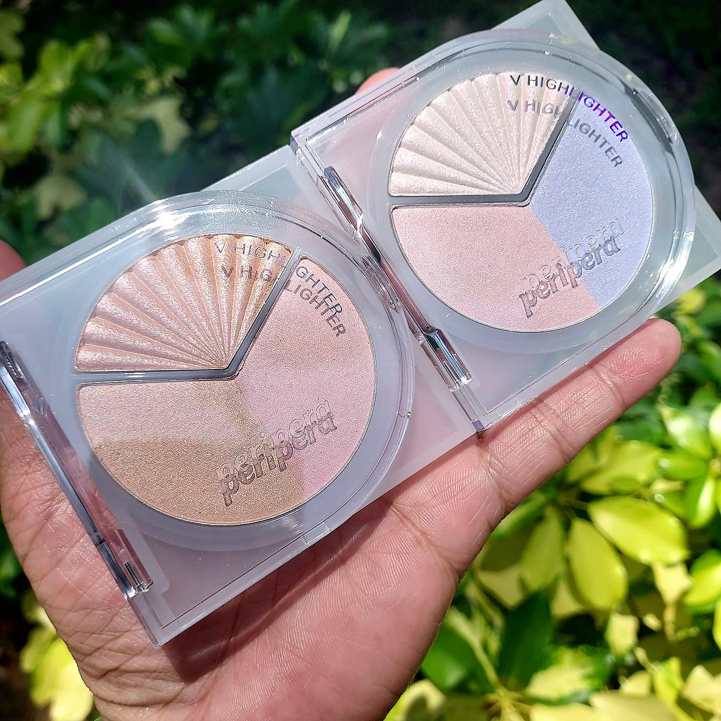 韩国Peripera菲丽菲拉V型三色高光盘SodaCafe苏打系列