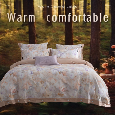 100支全棉磨毛保暖四件套