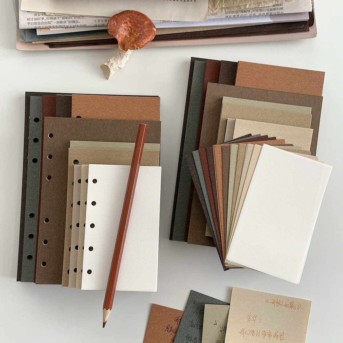 A6A7M5手账本内页文艺牧心活页内芯特种纸空白艺术纸环创材料素材,文具电教/文化用品/商务用品,活页替芯,淘宝优惠券,粉丝福利购,淘宝优惠卷