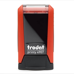 正品卓达回墨印4907扁尺寸6*13回墨印人名章回墨印章材料批发