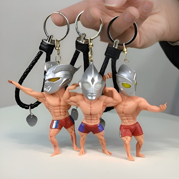 肌肉猛男凹凸曼卡通玩具钥匙扣挂件肌霸健身潮玩公仔礼品创意,模玩/动漫/周边/娃圈三坑/桌游,游戏/电竞实物周边,淘宝优惠券,粉丝福利购,淘宝优惠卷