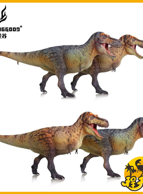 好龙谷1/35新霸王龙侏罗纪暴龙男孩玩具模型手办雕塑收藏摆件礼物