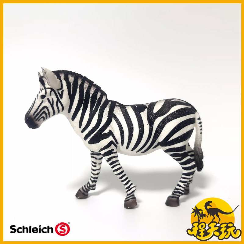 思乐schleich母斑马14810模型PVC